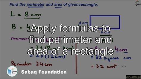 Rectangle Area Formula