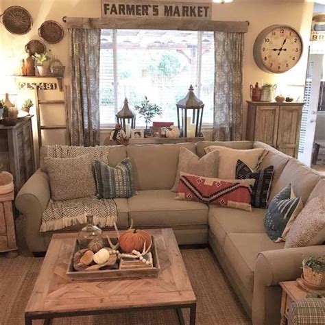 4 Simple Rustic Farmhouse Living Room Decor Ideas | My Home Decor Guide ...