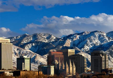 Salt Lake City Utah Skyline Photograph by Douglas Pulsipher - Fine Art ...