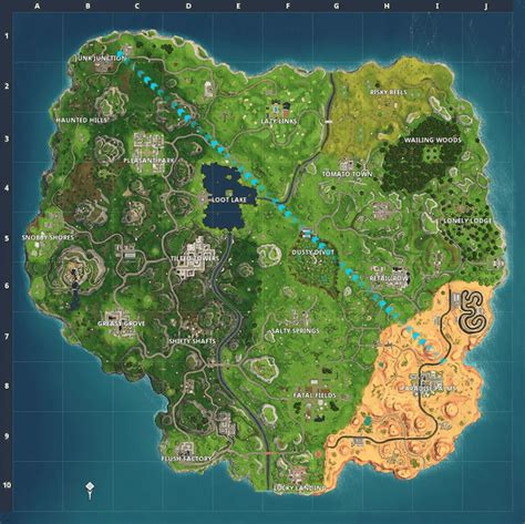 Fortnite Season 5 Map | GameGuideHQ