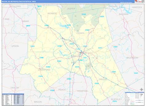 Maps of Macon Metro Area Georgia - marketmaps.com