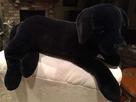 Extra Large Plush Black Lab Stuffed Dog by Douglas Company..MUST SEE ...