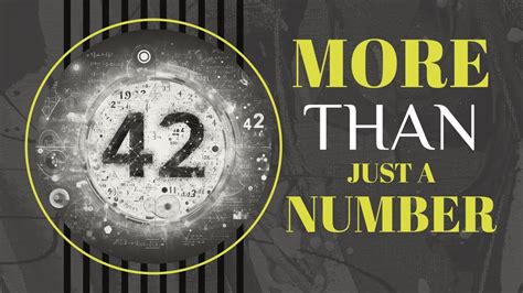 The Hidden Secrets of Number 42 - YouTube