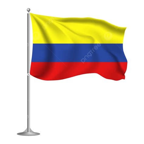 Colombia Flag Clipart Transparent Background, Colombia National Flag ...