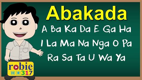 Abakada Song Learn Old Filipino Alphabet Robie Acordes Chordify ...