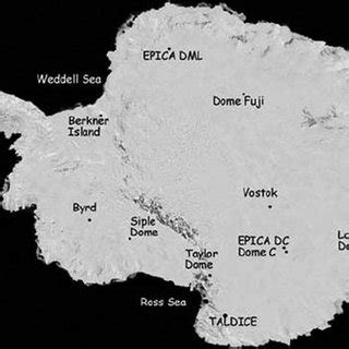 Map of Antarctica showing the location of Vostok station. | Download ...