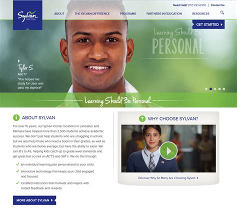 The Sylvan Learning Center Launches New Website