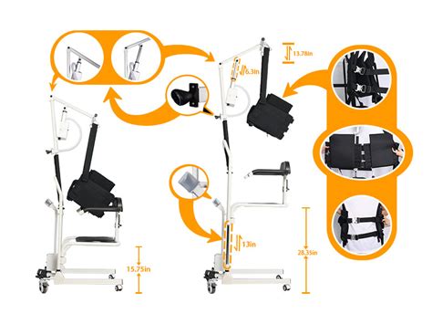 Electric Lift Patient Transfer Chair