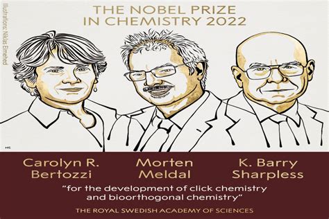 Nobel Prize 2022: Carolyn Bertozzi, Morten Meldal, Barry Sharp...