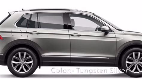 Volkswagen Tiguan Colors (Colours) India - YouTube