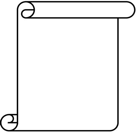 Blank Scroll Clipart