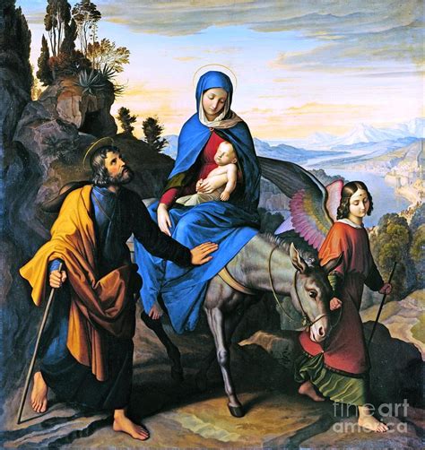 Flight Into Egypt Painting by Reproduction - Fine Art America