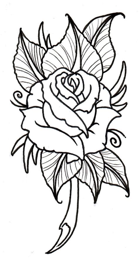 24 best Rose Tattoo Designs Printable images on Pinterest | Rose ...