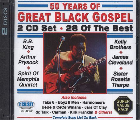 Various Artists 50 Years Of Great Black Gospel: 2 CD Set – Country ...