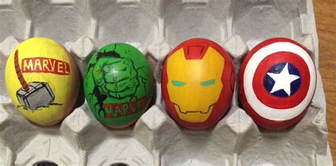 Easter egg. Happy Easter! With Avengers! This is Avengers egg. I Used ...