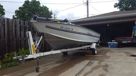 16 ft 1990 Starcraft aluminum deep V boat for Sale in Cleveland, OH ...