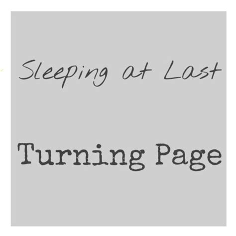 Turning page sleeping at last album cover - sanyfour