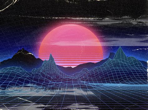 How to Easily Create Retro Landscapes with an 80s Aesthetic