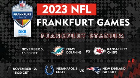 Die NFL kommt 2023 mit zwei Spielen im November nach Frankfurt! | Alle ...