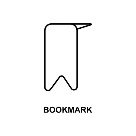 bookmark vector icon 22761823 Vector Art at Vecteezy