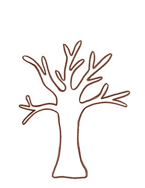 Tree Trunk And Branches Template images - Clip Art Library | Family ...