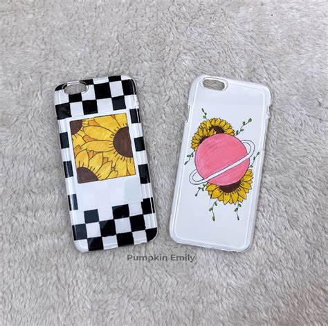 2 DIY Aesthetic Phone Case Ideas | Pumpkin Emily