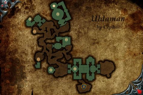 Uldaman Map by Lord-Cephas on DeviantArt