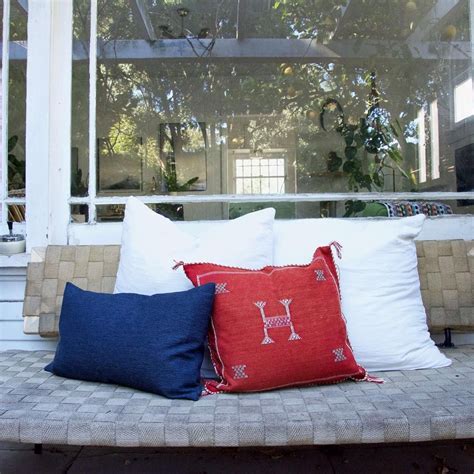 Red White and Blue Pillows | Blue pillows, Interior design inspiration ...