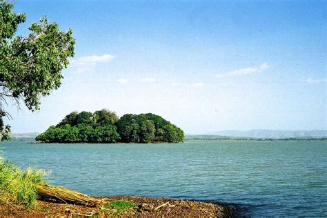 Filming on Lake Tana the Source of the Blue Nile River