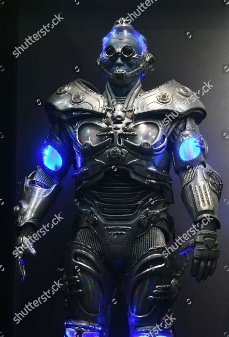 Mr Freeze Costume Worn By Arnold Editorial Stock Photo - Stock Image ...