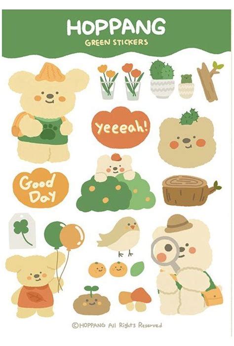 Cute Kawaii Korean Stickers Printable