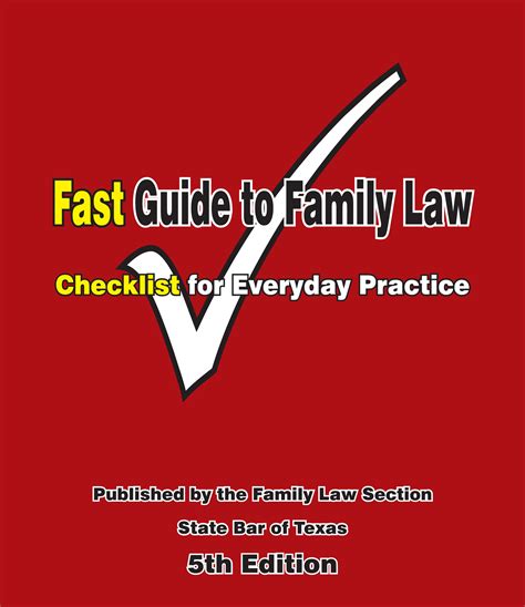 Texas Family Law Practice Manual (2020) - State Bar of Texas Family Law ...