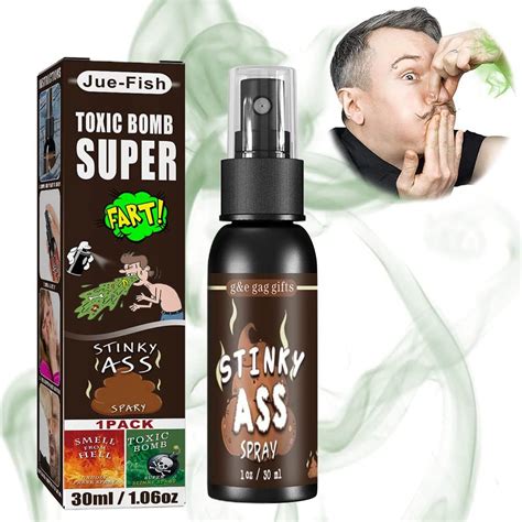 Fart Spray, 30 ml Farting Prank Smelly Bottle Smell Bombe-Prank Stink ...