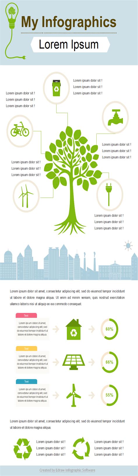 Environment Infographic Templates - Make Infographic Drawing Easy