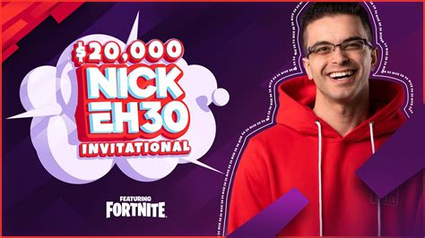 Nick Eh 30 announces $20k Fortnite Zero Build invitational (July 2022 ...