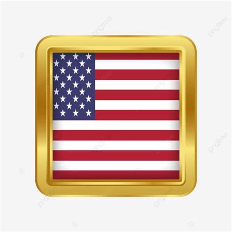 Usa Flag, Usa Badge Flag, Usa Pin Flag, Us Usa Badge PNG and Vector ...