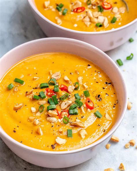 Sweet Potato Carrot Soup Recipe | Healthy Fitness Meals