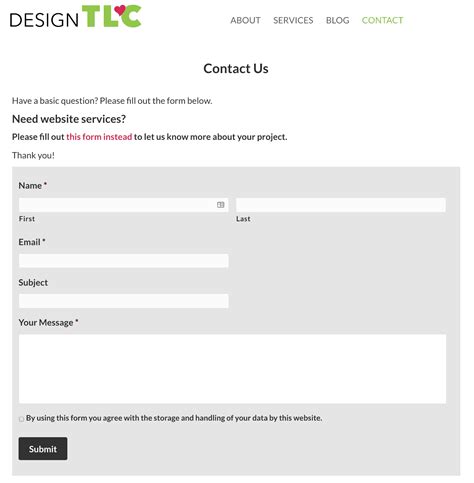 WordPress Not Sending Email From Contact Form | Design TLC