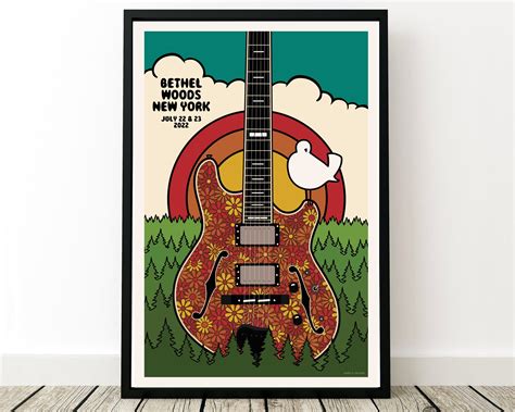 Phish Poster Bethel Woods NY 2022, Phish Summer Tour 2022, Phish Art ...