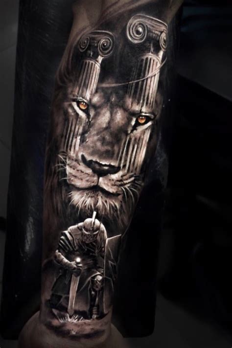 Details 67+ warrior lion tattoo best - in.cdgdbentre