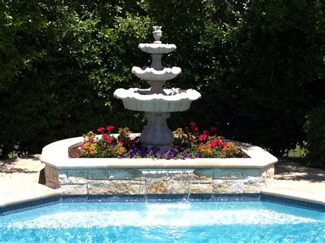 Beautiful decor pool with Stone Waterfall. | Beautiful decor, Outdoor ...