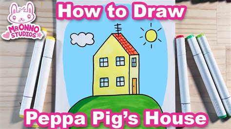 How to Draw Peppa Pig's House | Peppa Pig - YouTube