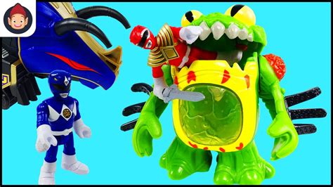 Imaginext Power Rangers Alien Invasion Figures Toys Blue Ranger ...