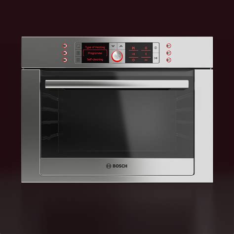 Bosch Built-in Combination Oven 3D Model .max .obj .fbx - CGTrader.com