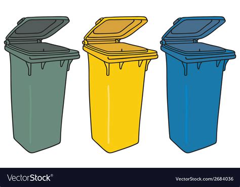 Dustbin Royalty Free Vector Image - VectorStock