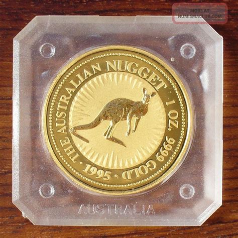 1995 $100 Australian 1 Oz. Gold Nugget Coin