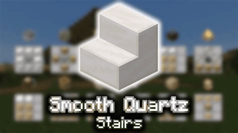 Smooth Quartz Stairs - Wiki Guide - 9Minecraft.Net