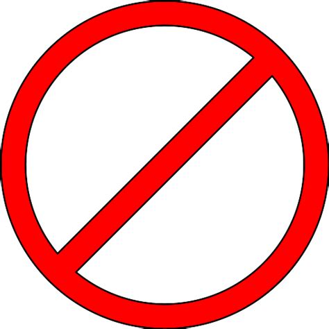 Do Not sign vector clip art | Public domain vectors