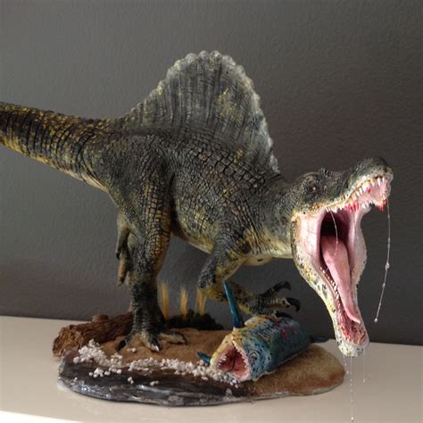 1/24 scale SPINOSAURUS Dinosaur model kit I built and painted. This is ...