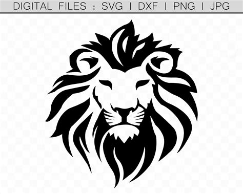 Lion Head SVG, Wild Cat Svg, Lion Silhouette Dxf, (924403) | lupon.gov.ph